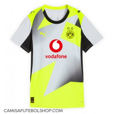 Camisa de time de futebol Borussia Dortmund Pascal Gross #13 Replicas 2º Equipamento Feminina 2025-26 Manga Curta Camisa de time de futebol Borussia Dortmund Pascal Gross #13 Replicas 2º Equipamento Feminina 2025-26 Manga Curta